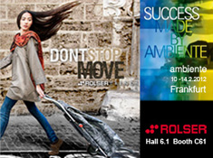 Carros Rolser en la Feria Ambiente 2012 y en International Home Housewares Show de Chicago